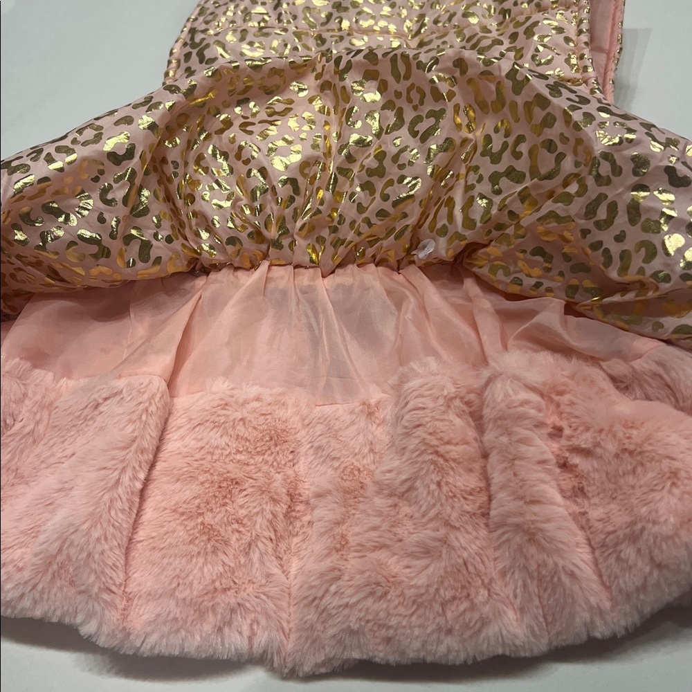 Little Lass Pink and Gold Leopard Vest, NWOT - Picture 7 of 8